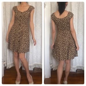 Vintage MODA INTL Floral Jersey Dress